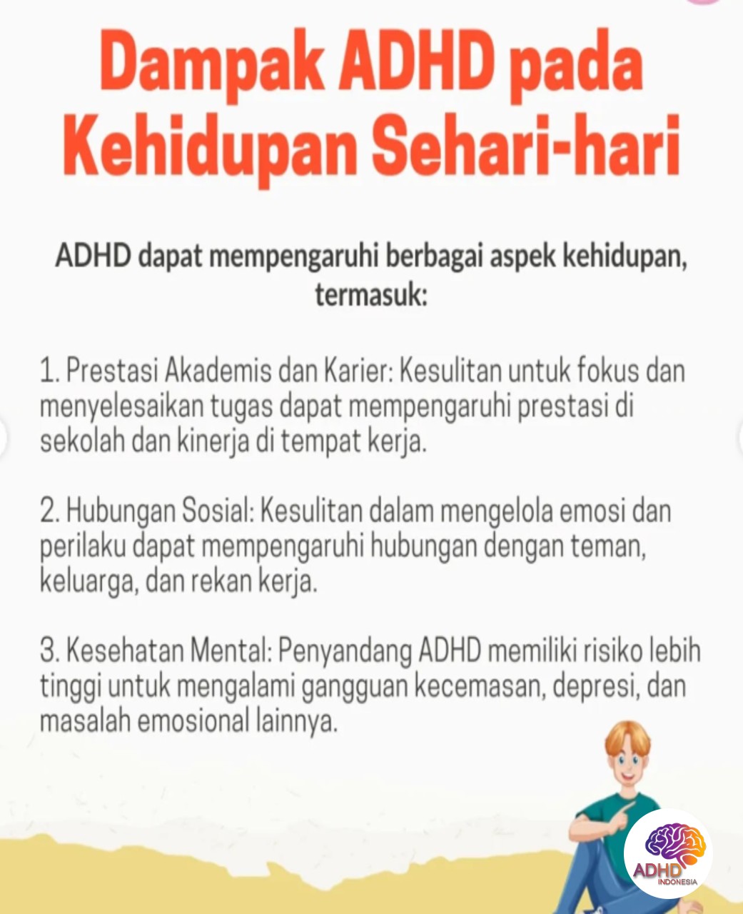 ADHD dan Hubungan Sosial Anak di Lingkungan Sekolah di Kabupaten Tanggamus