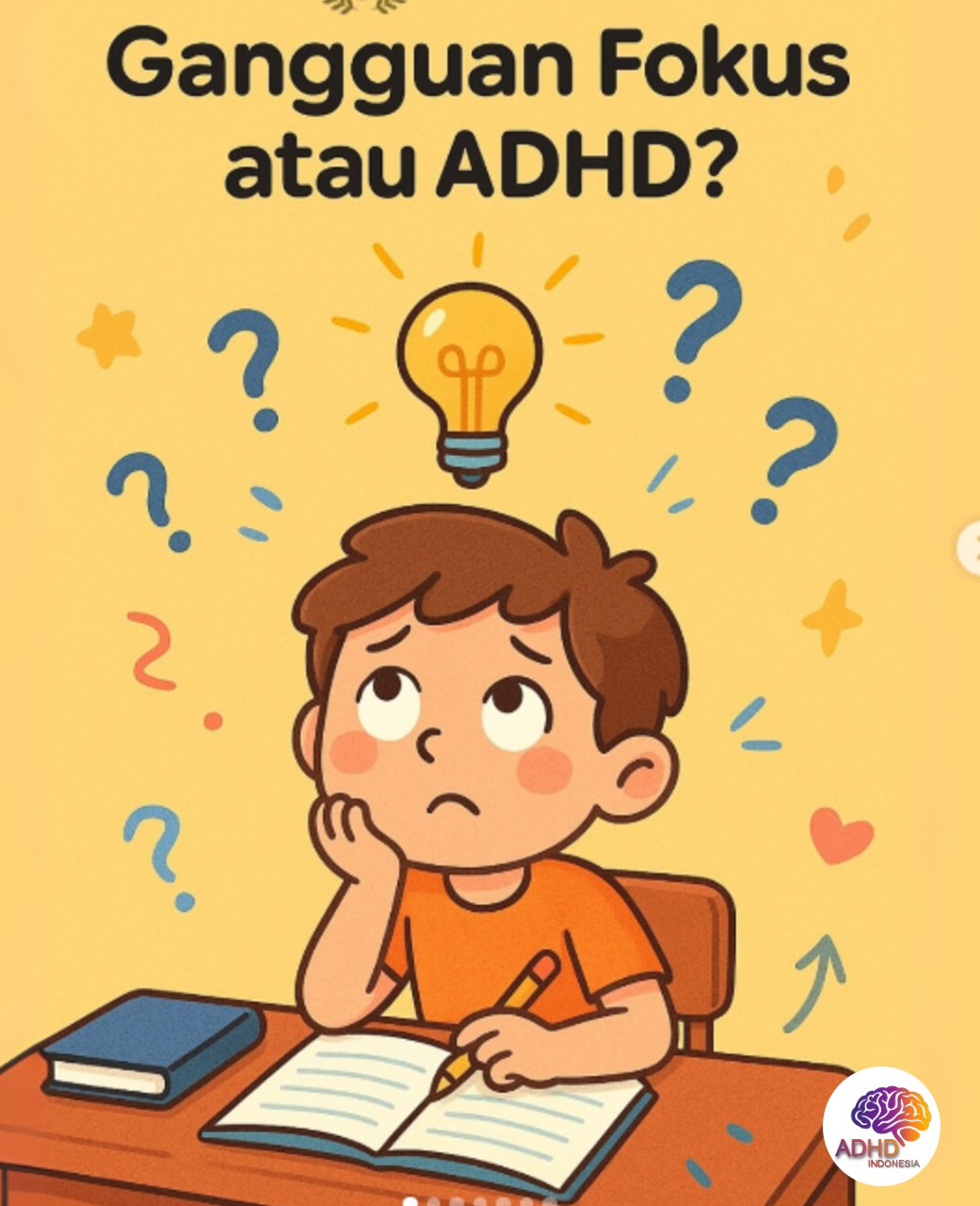ADHD dan Kesulitan Fokus Anak: Edukasi untuk Keluarga di Kabupaten Tanggamus