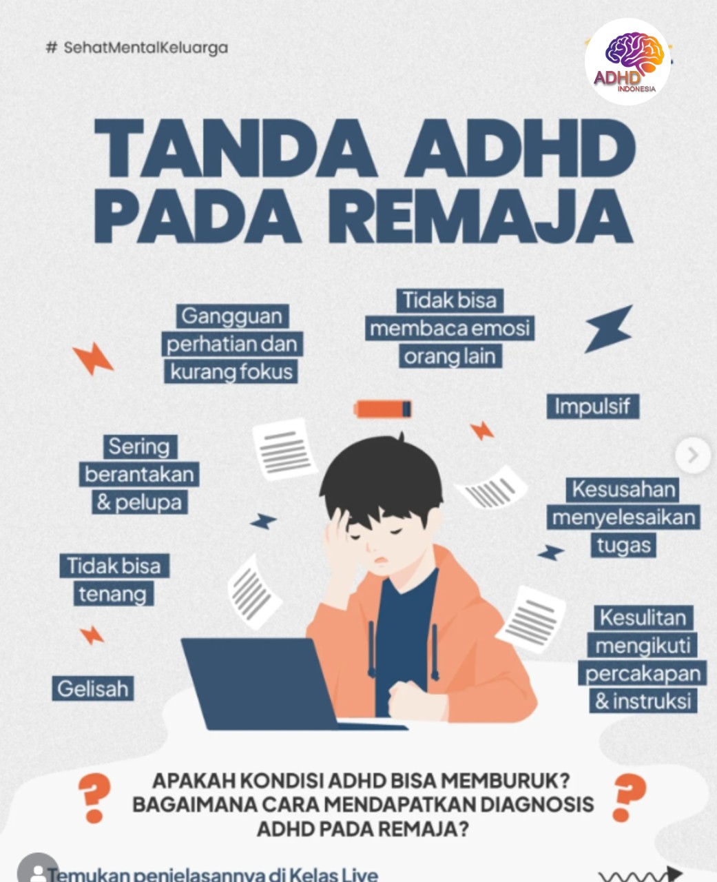 Screening ADHD Non-Diagnostik: Edukasi Awal bagi Orang Tua di Kabupaten Tanggamus