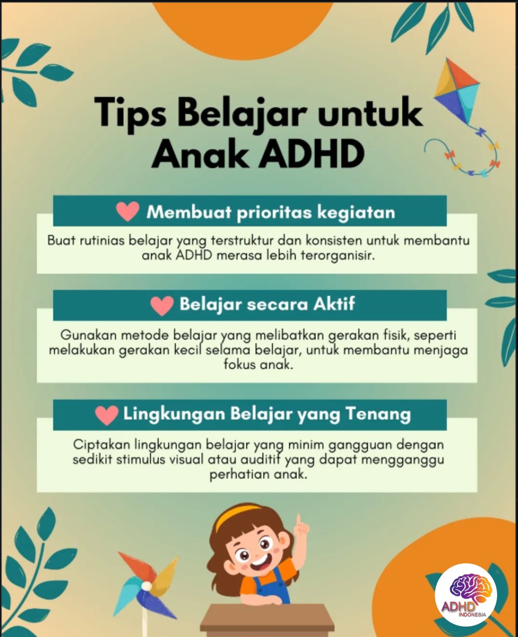 Strategi Belajar yang Cocok untuk Anak ADHD di Kabupaten Tanggamus
